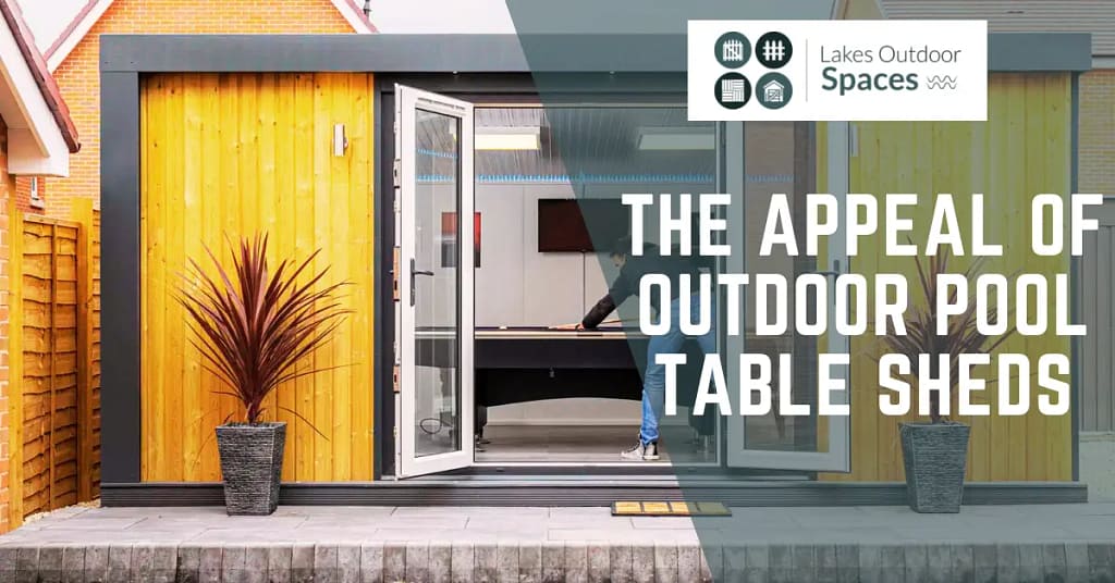 Appealing Outdoor Pool Table Sheds