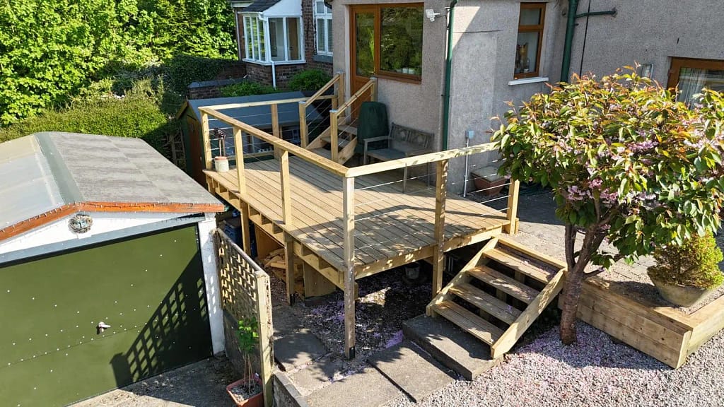 backyard decking composite