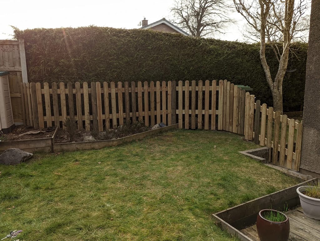 Modern Fences garden