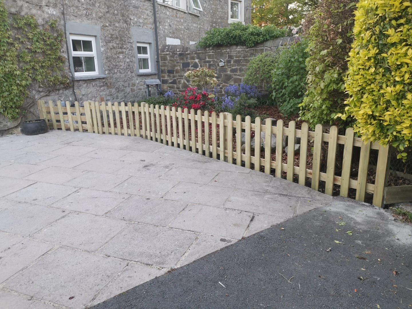 picket fencing for small portion