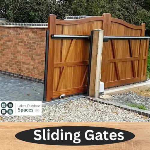 Sliding timber Gates