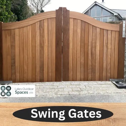 Swing timber Gates