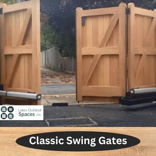 Classic Swing Timber Gates